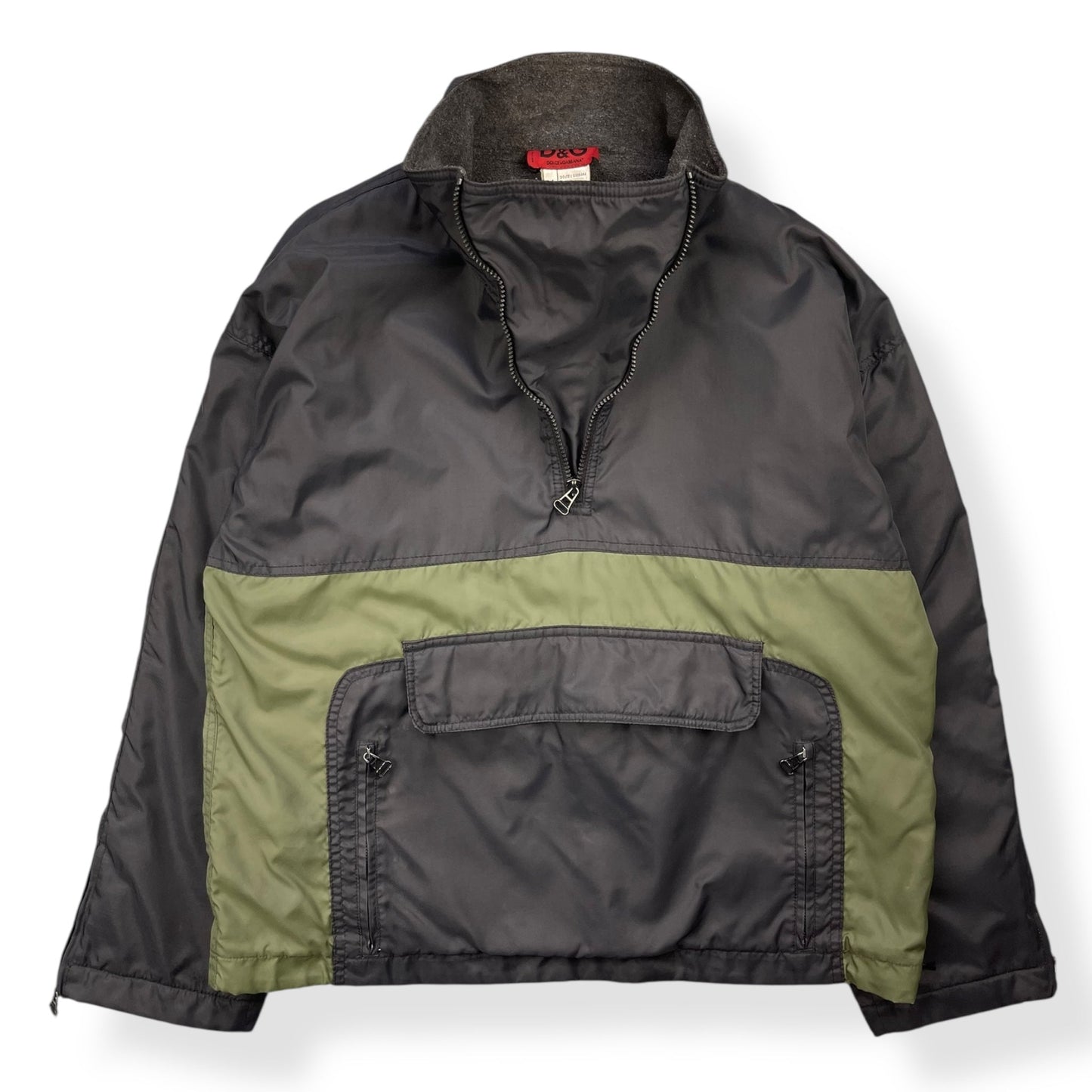 2000's Dolce & Gabbana Sport Nylon 1/4 Zip Jacket (M) | Default Title, Multicoloured