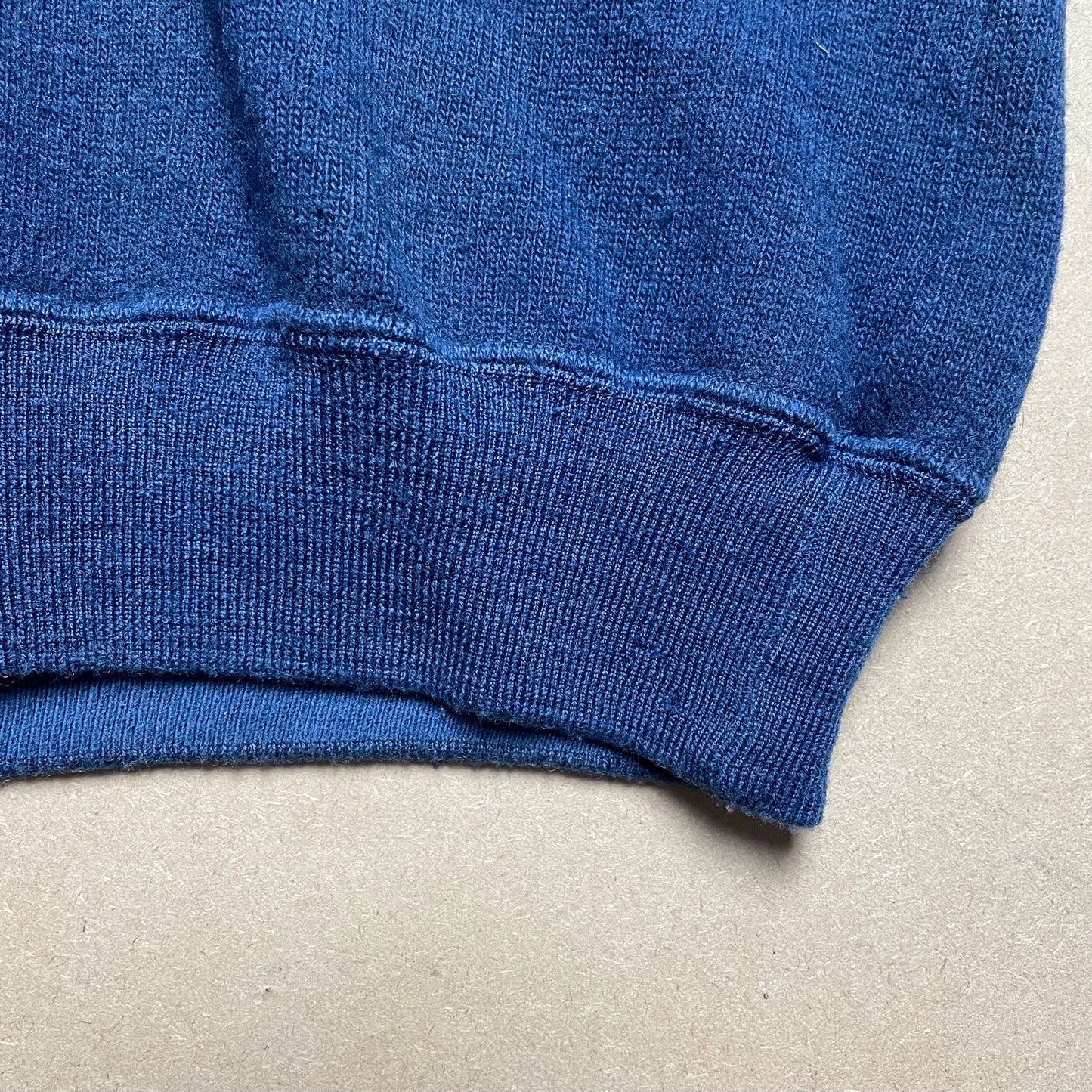 A/W 1988 Indigo Blue Side Zip Turtle Neck Pullover Fleece