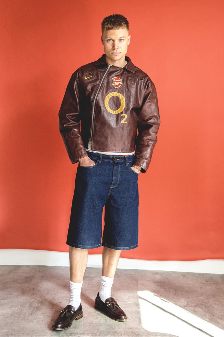 VT Rework: Arsenal 'Henry 14' Burgundy Leather Jacket SC: 5782