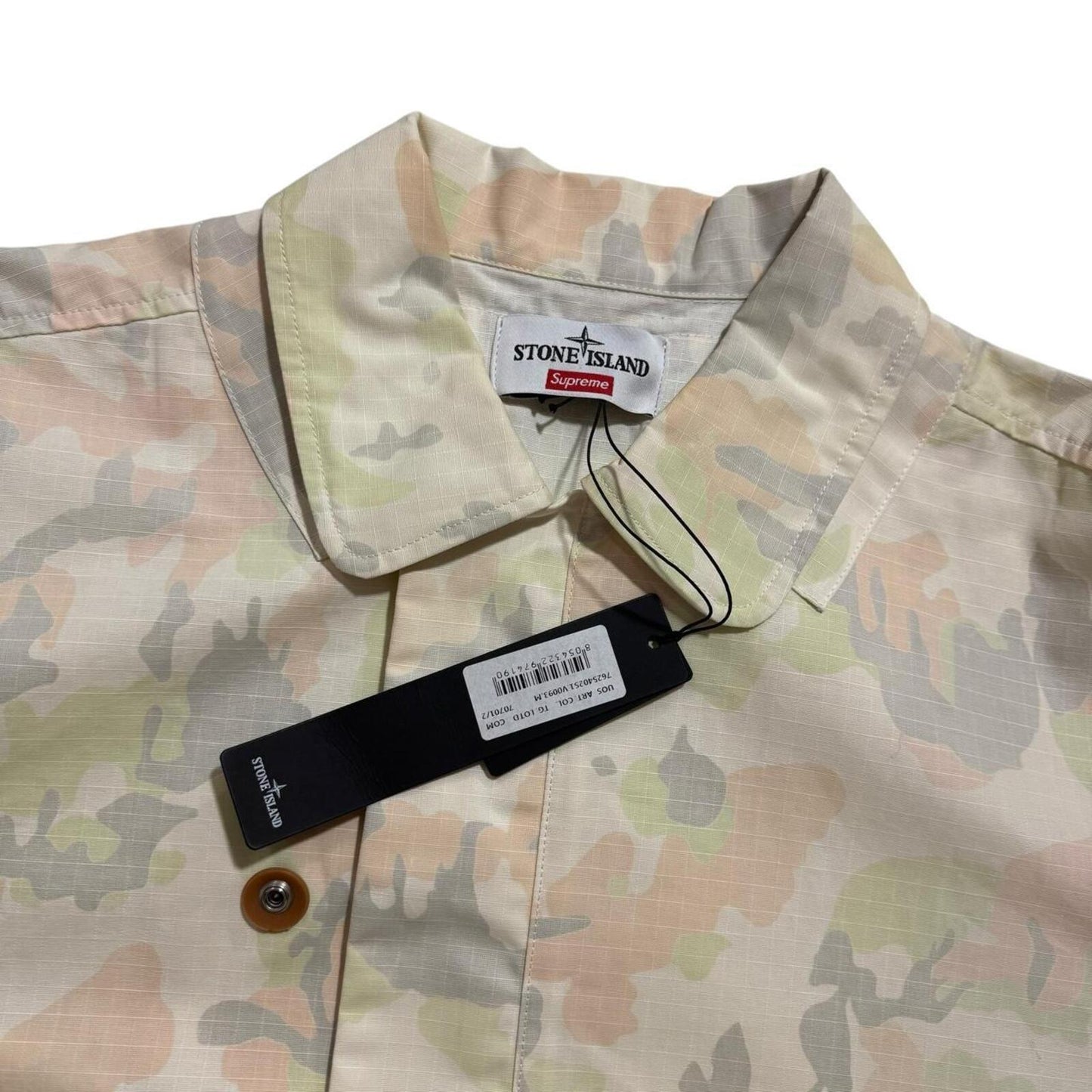 Stone Island Supreme Ice Camo Harrington Jacket | Medium, Camo