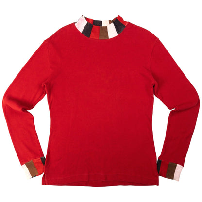 Vintage Issey Miyake Long Sleeve Turtleneck T Shirt Women's Size M