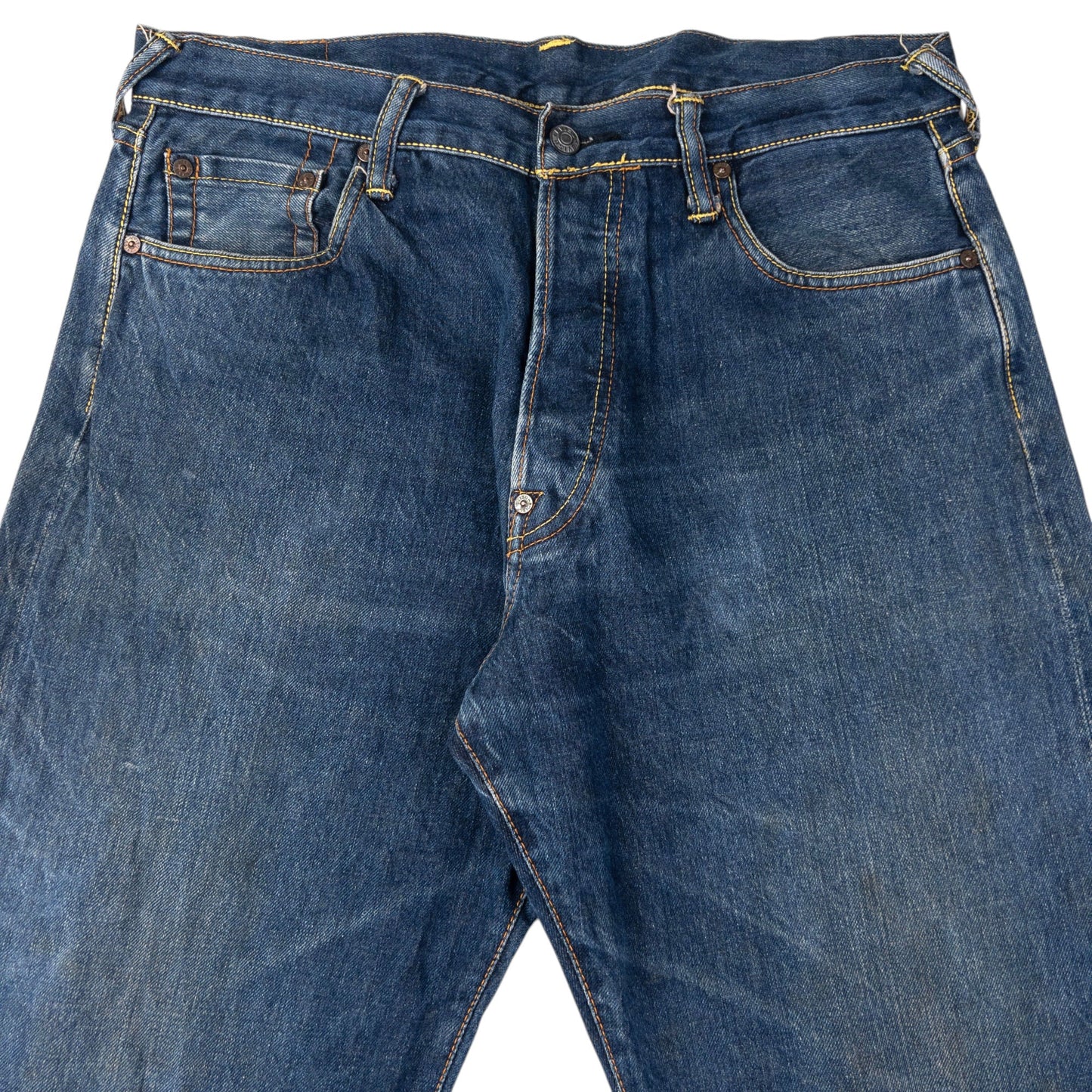 Vintage Evisu Painted Daicock Japanese Denim Jeans Size W33