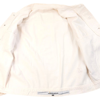 Vintage 2000s Marithe + Francois Girbaud Denim Jacket Size M | Medium, White