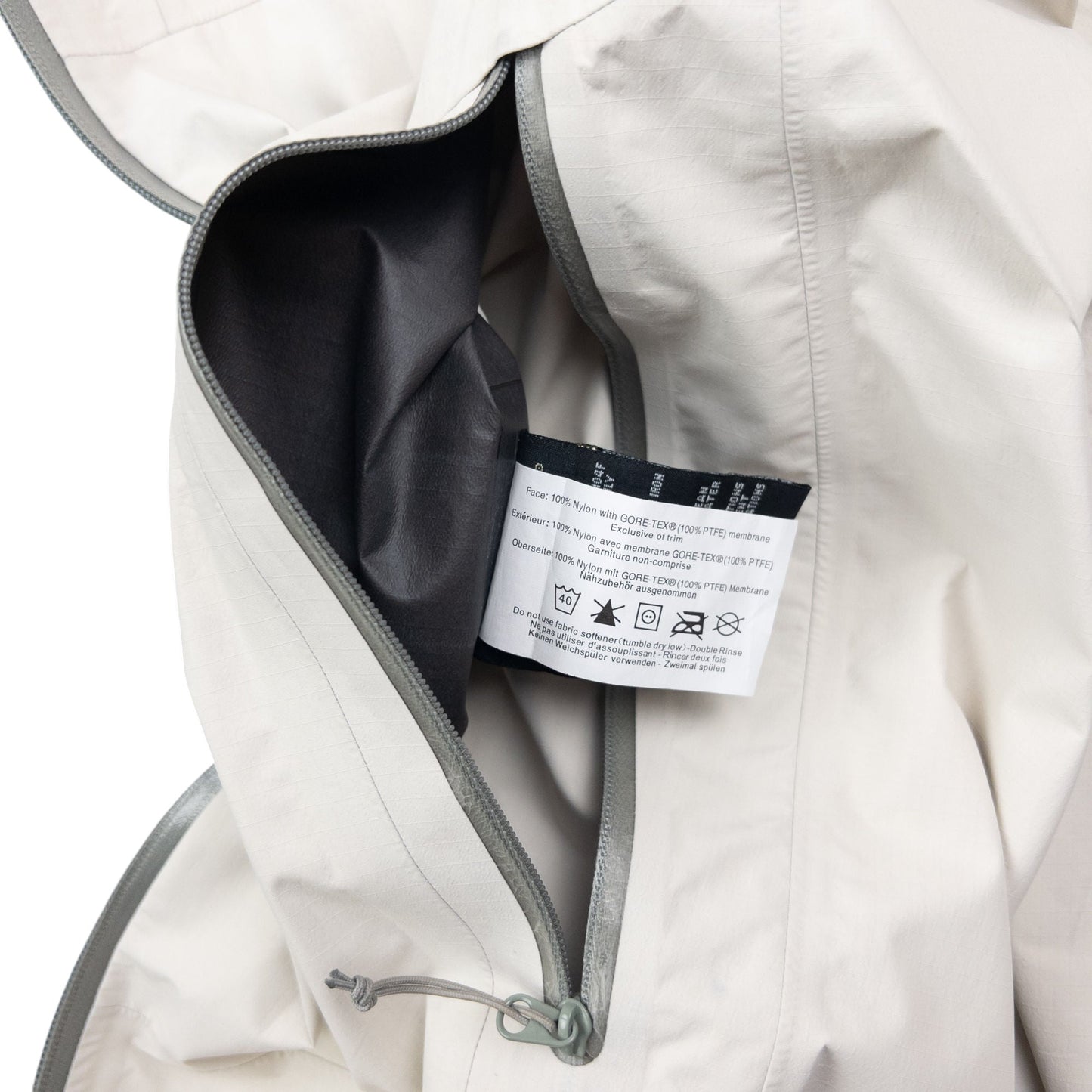 Arcteryx Beta Goretex Paclite Shell Zip Up Jacket Size M