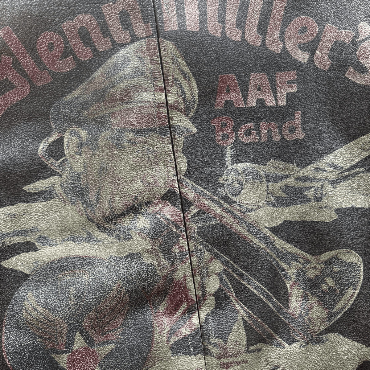 Avirex 1987 'Glen Miller's AAF Band' A2 Leather Flight Jacket - S / M | S / M, Red