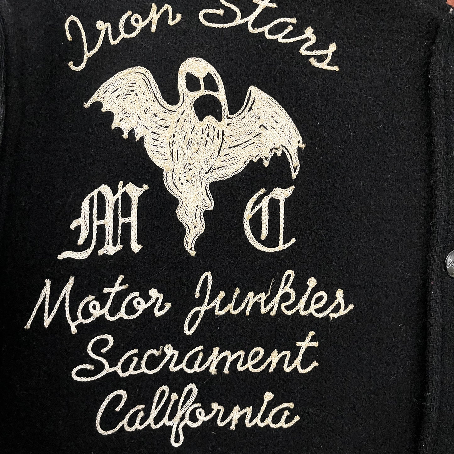 Style Eyes 'Iron Stars' Varsity Jacket - L