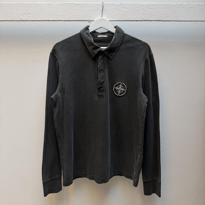 00’s Stone Island Rugby Polo (L) | Large, Grey