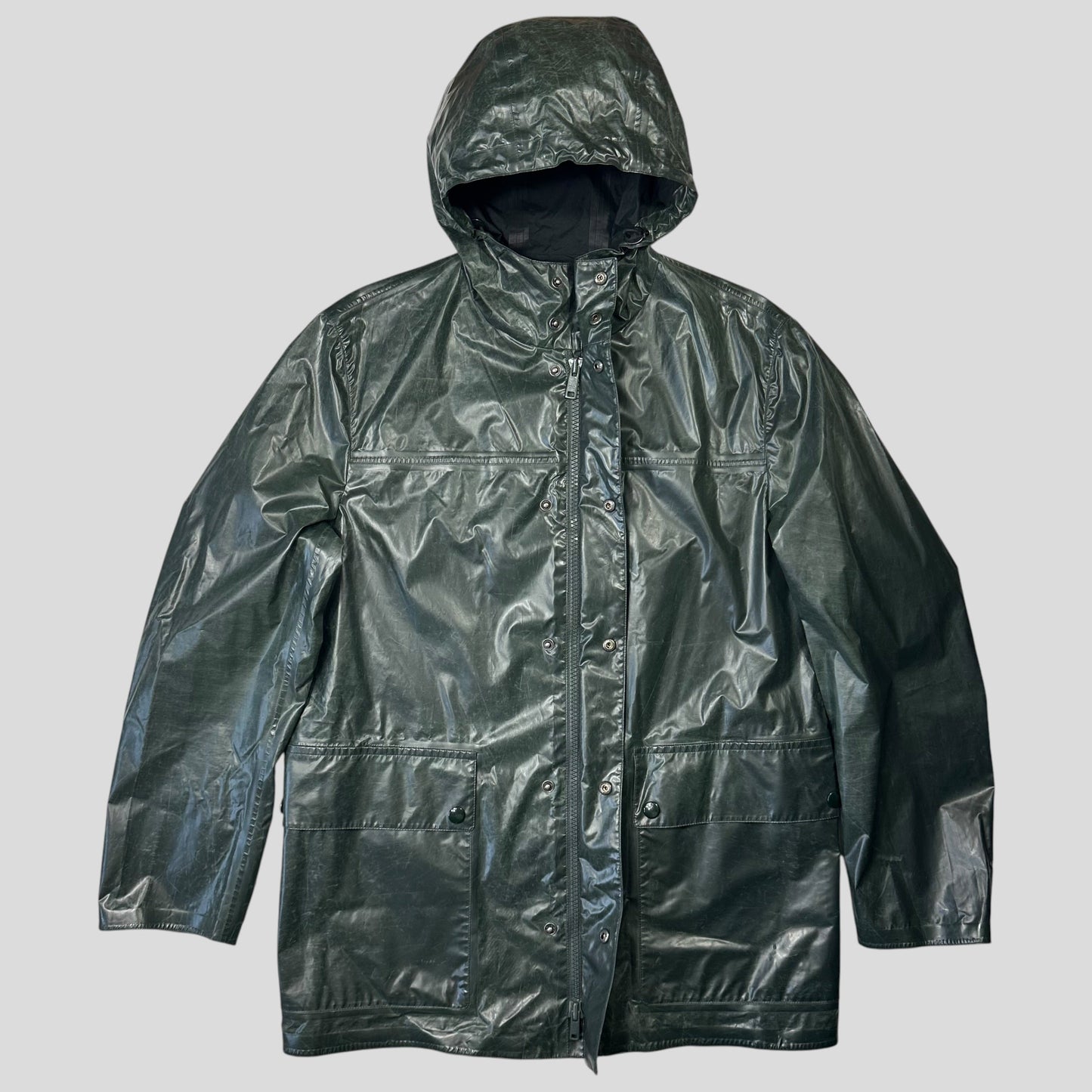 Prada Milano 2015 Taped Seam Toffee Wrapper Technical Jacket - IT50 | Default Title, Green