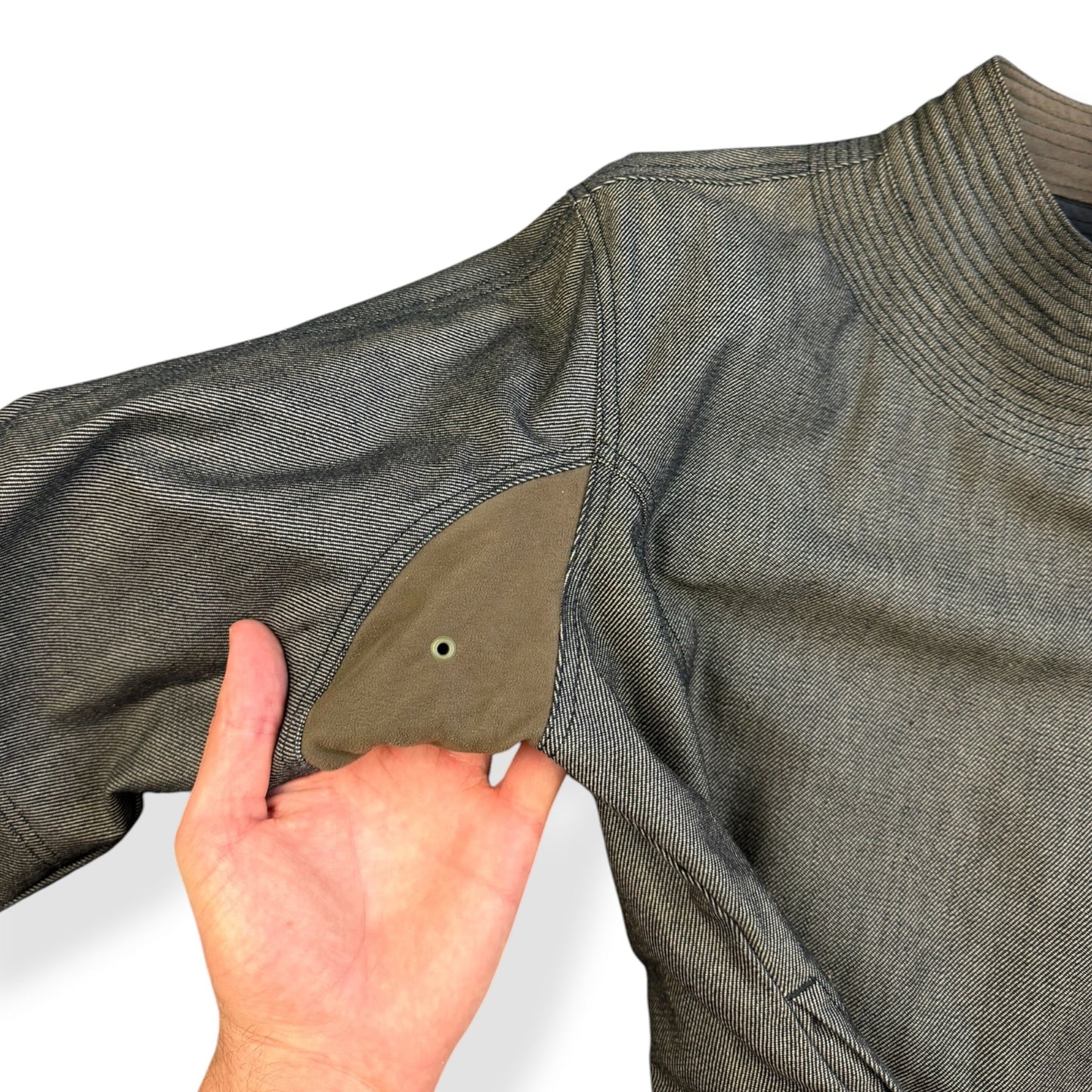 AW99/00 Maharishi Asymmetric Kimono Jacket (S) | Small, Black