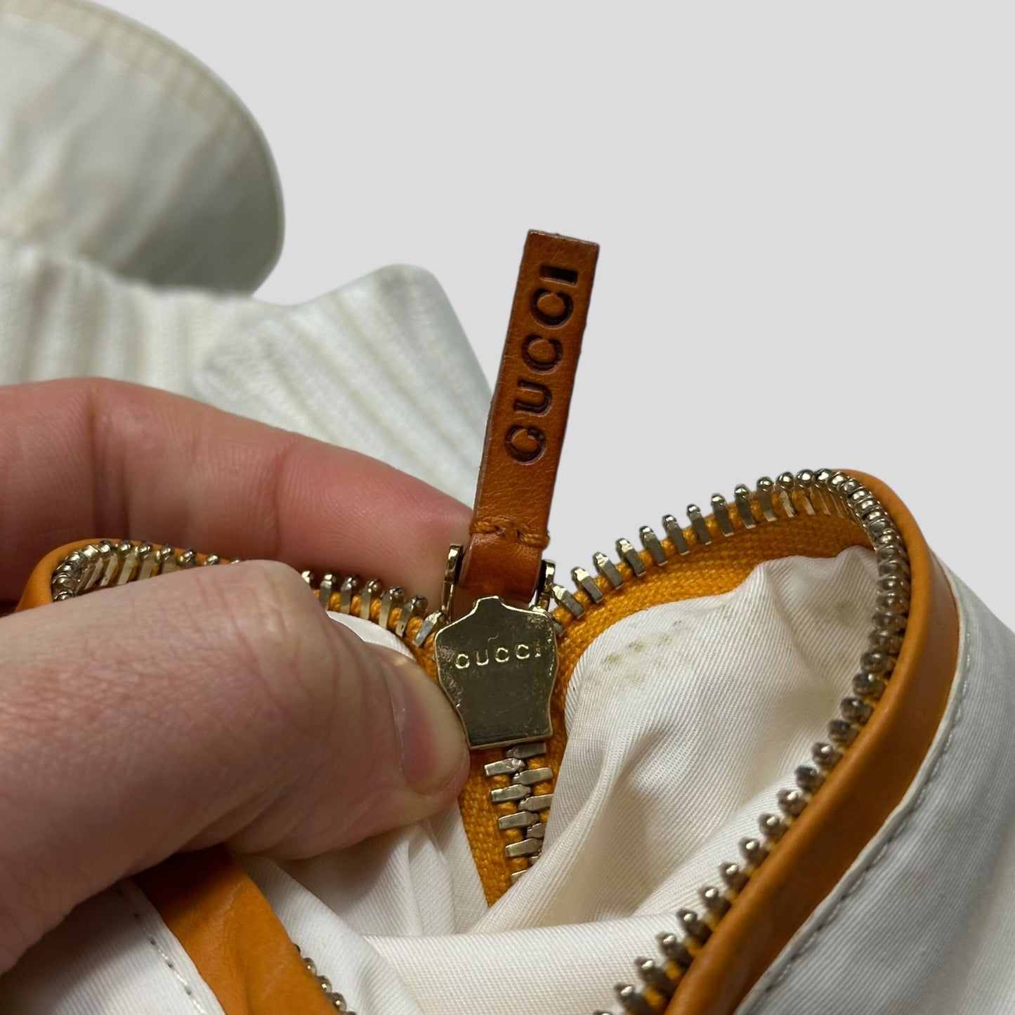 Gucci 2011 Leather Reversible Cropped Moto Biker Jacket - UK6/8