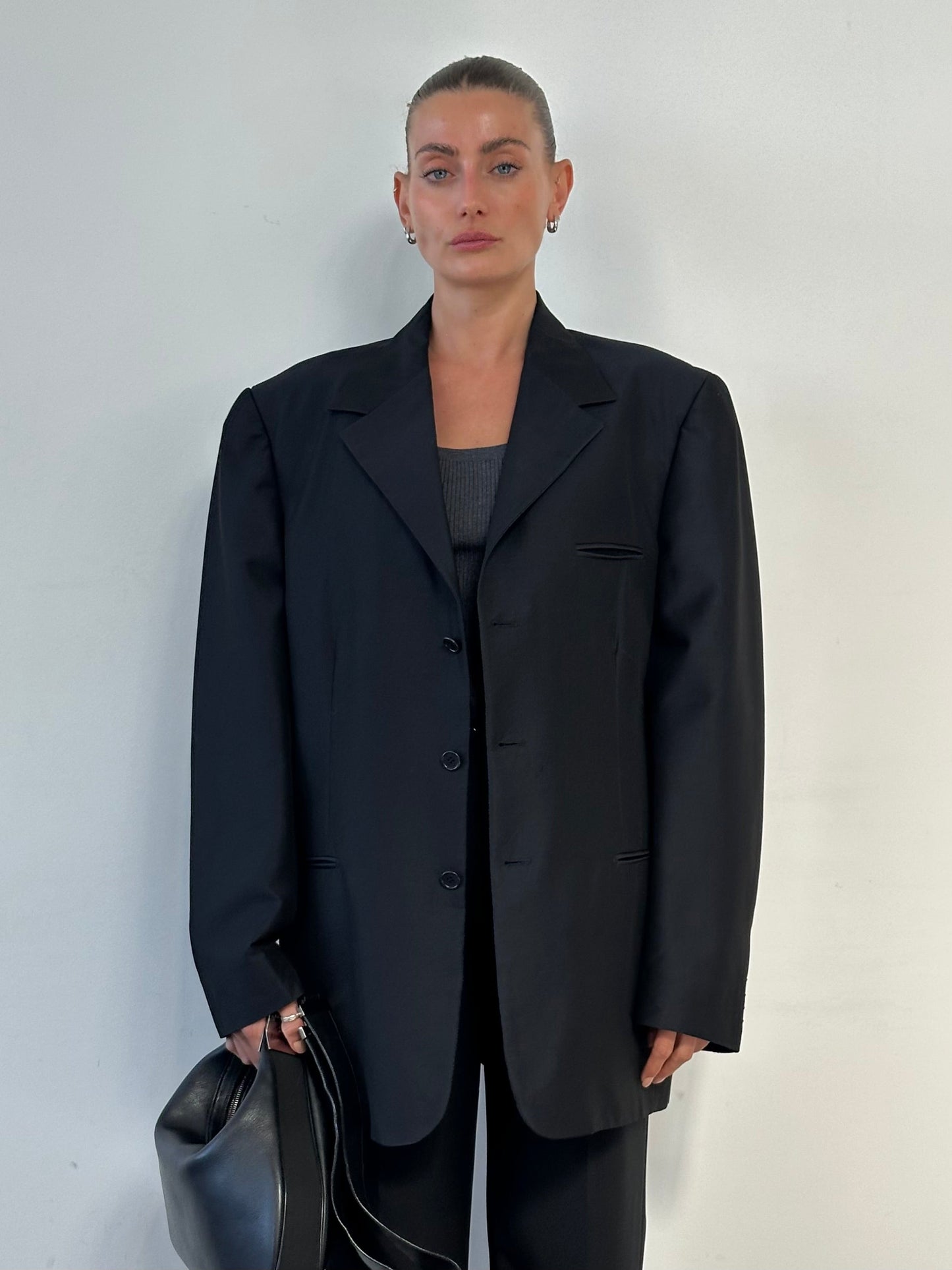 Italian Vintage Single Breasted Blazer - 46R/XL