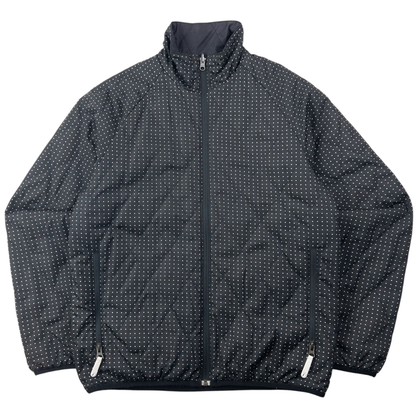 Vintage 2000s Burton iDiom Gray Scale Series Reversible Quilted Jacket Size S | Small, Black