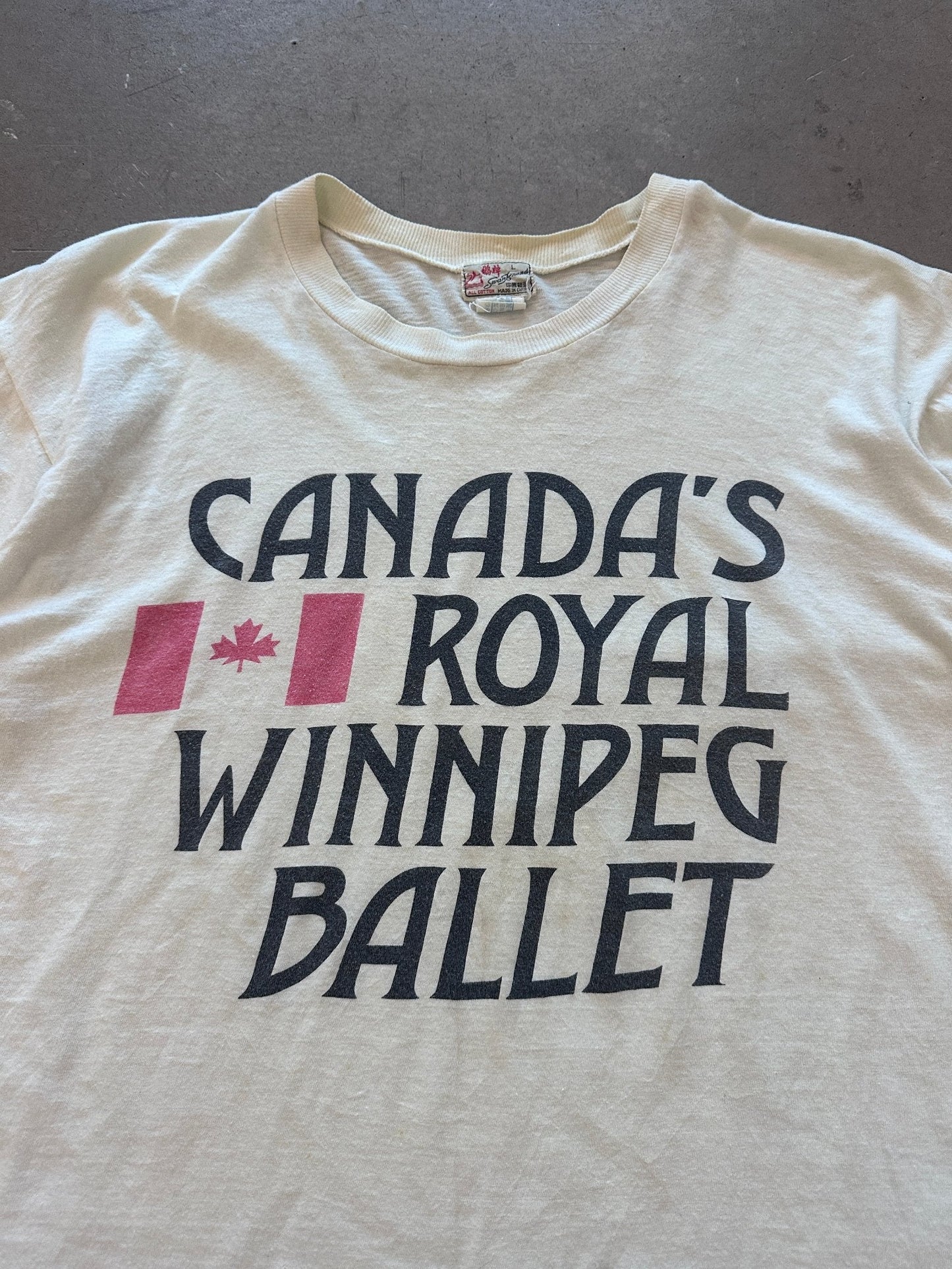 1980's Canada's Royal Winnipeg Ballet T-Shirt - L | Default Title, Red