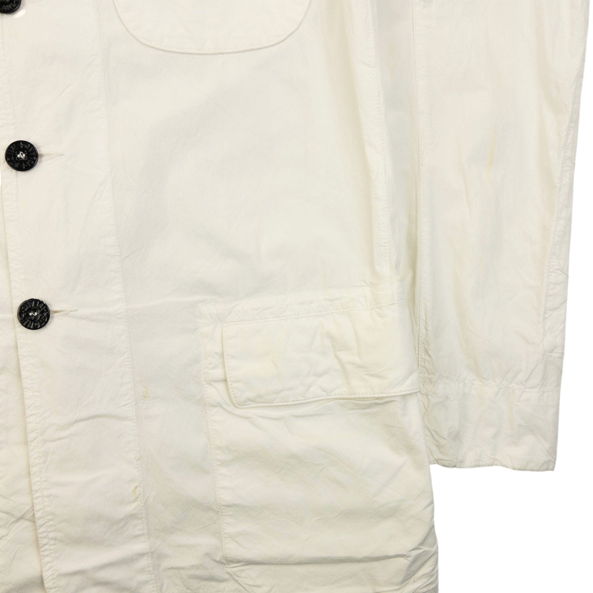 Vintage 2000s Stone Island Lightweight Button Up Jacket Size M | Medium, White