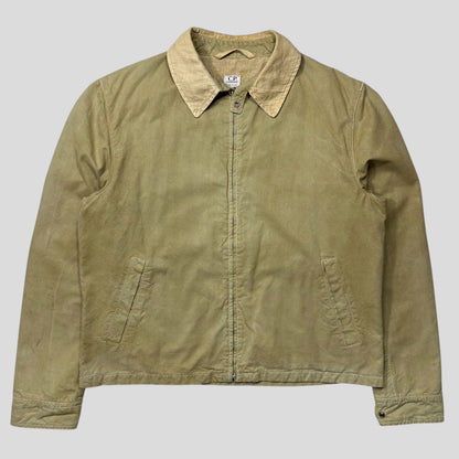 CP Company 2002 Flax Cotton Yellow Boxy Work Jacket - IT54 (L)