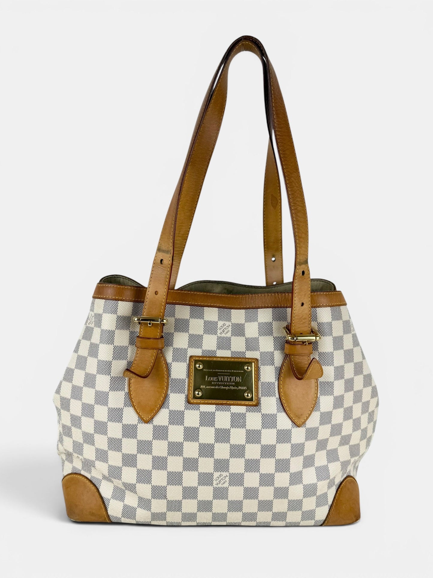 2007 Louis Vuitton Damier Azur Hampstead MM Handbag | O/S, Multicoloured