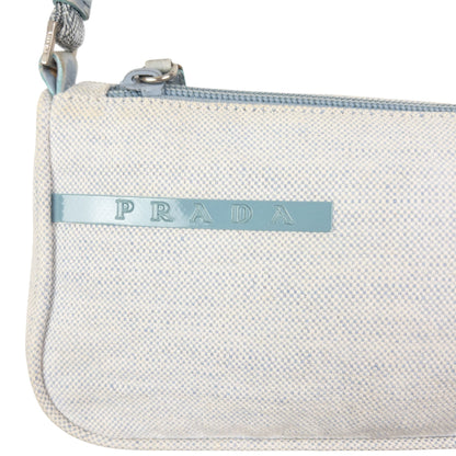 Vintage 1999 Prada Sport Mini Baguette Shoulder Bag