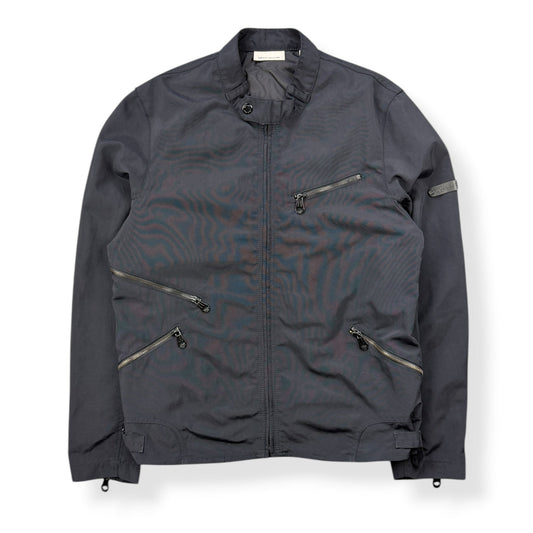 2000's DKNY Multizip Moto Jacket (L) | Default Title, Navy