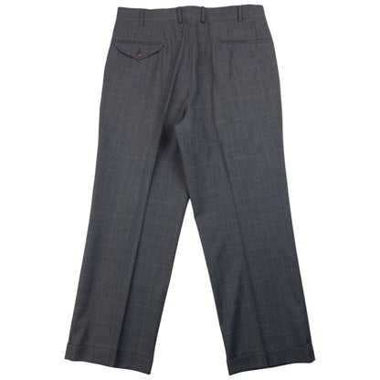 Vintage 2000s Burberry Checkered Jacket & Trousers Suit Set Size S | Small, Grey