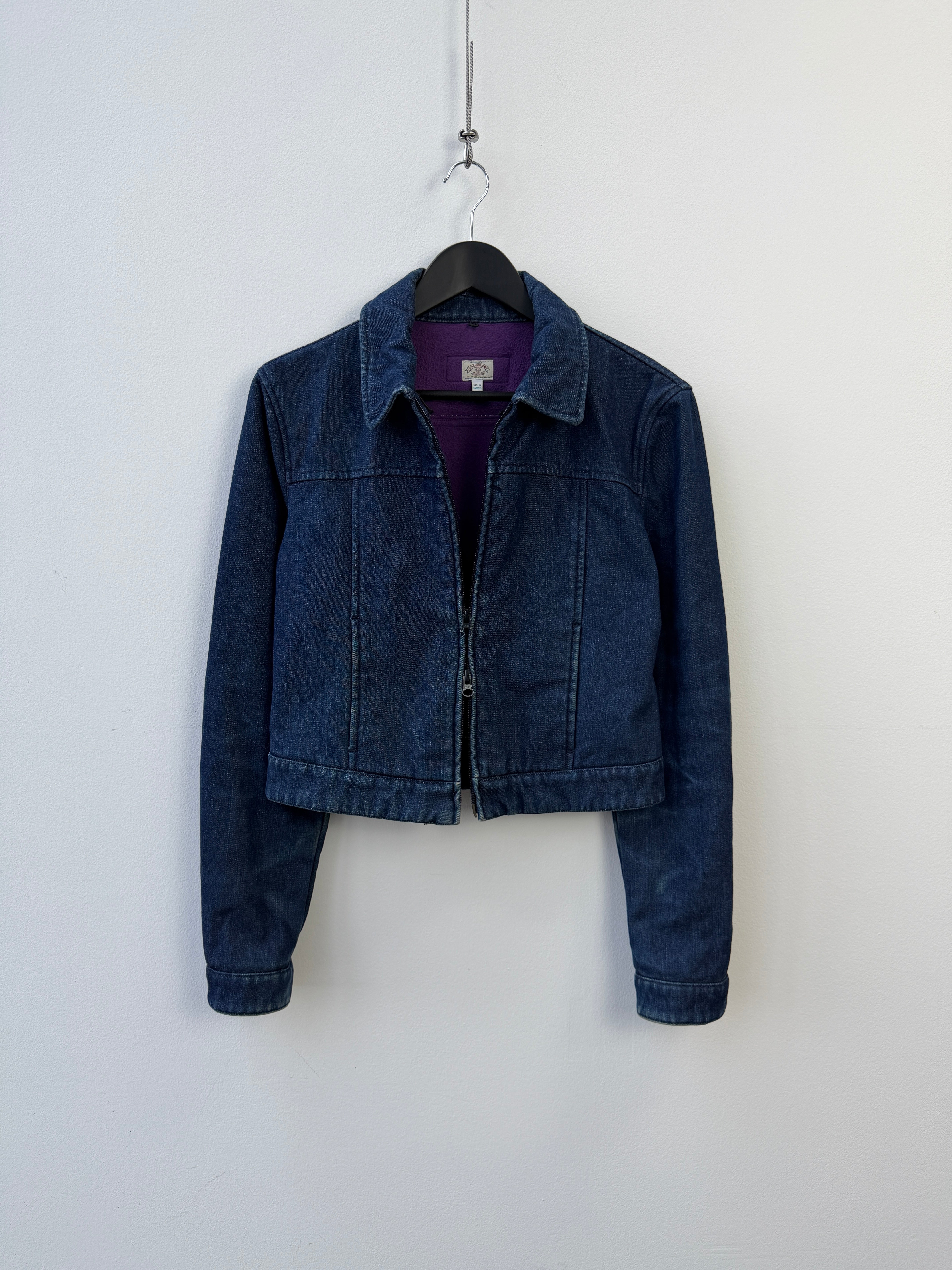 Vintage Armani Jeans 90s Cropped Denim Jacket | O/S, Blue | Known