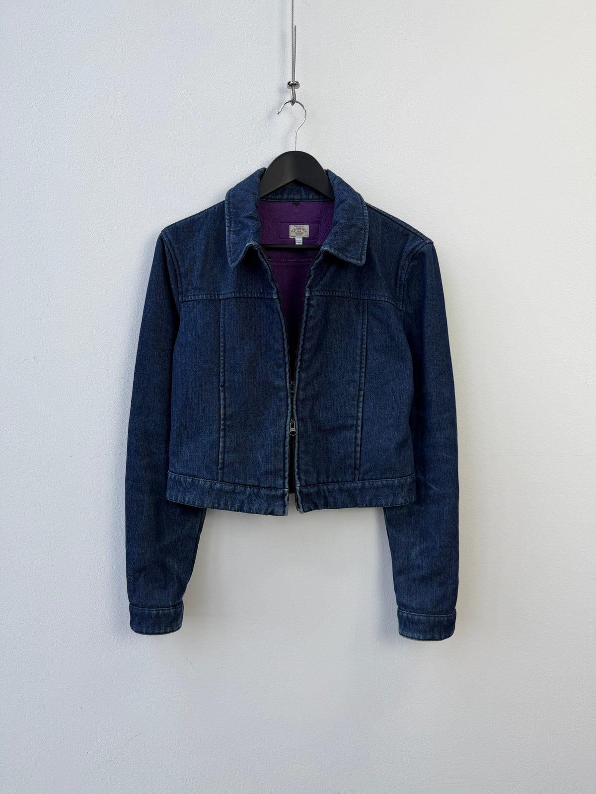 Armani Jeans 90s Cropped Denim Jacket | O/S, Blue