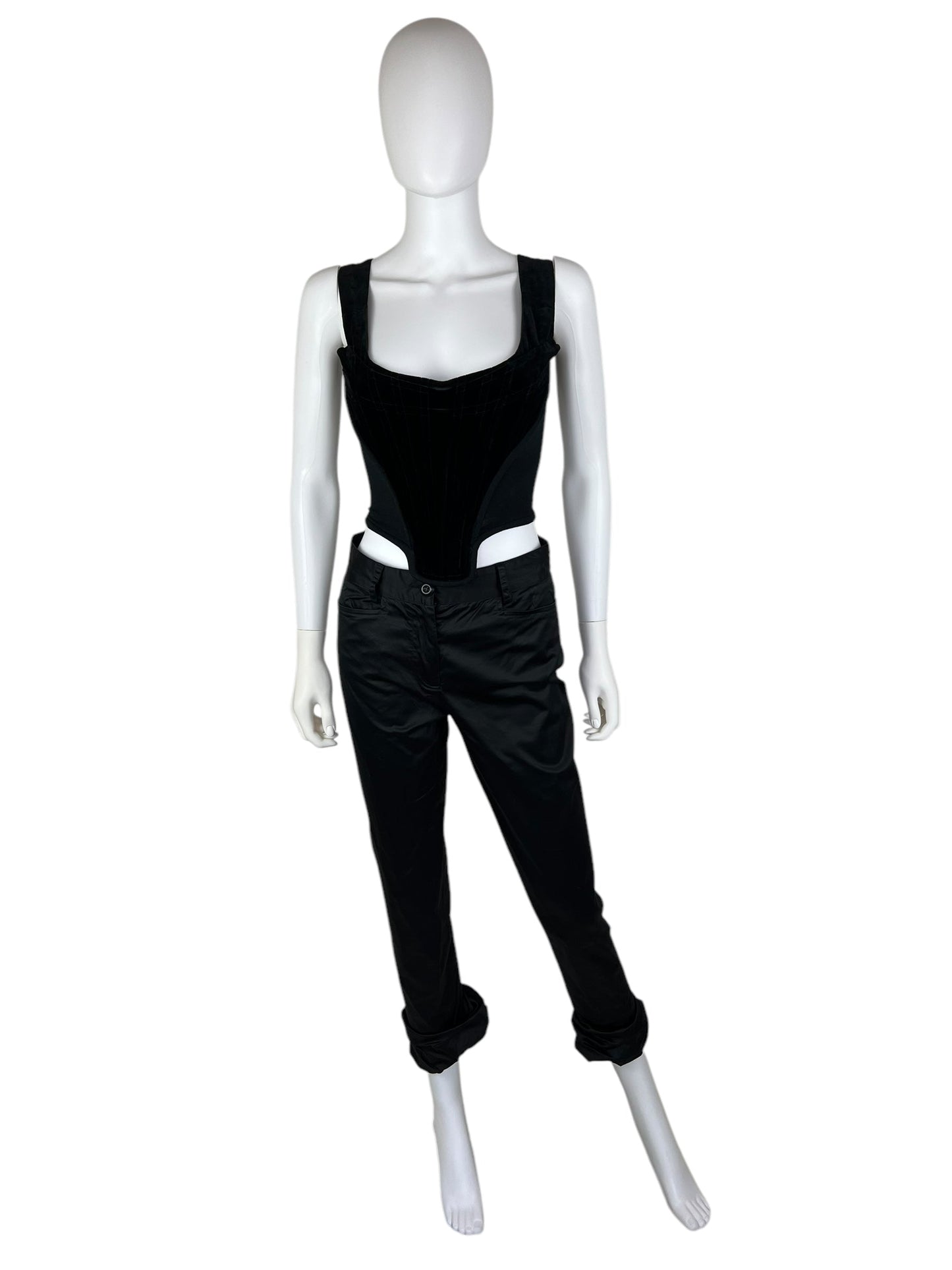 Vivienne Westwood A/W 1991 velvet corset | Black, Black