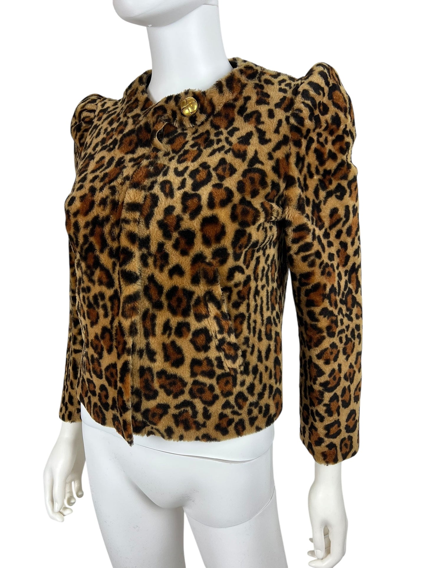 Miu Miu Automne 2010 shearling leopard jacket | Animal, Gold