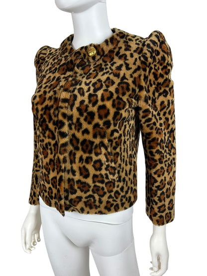 Miu Miu Automne 2010 shearling leopard jacket | Animal, Gold
