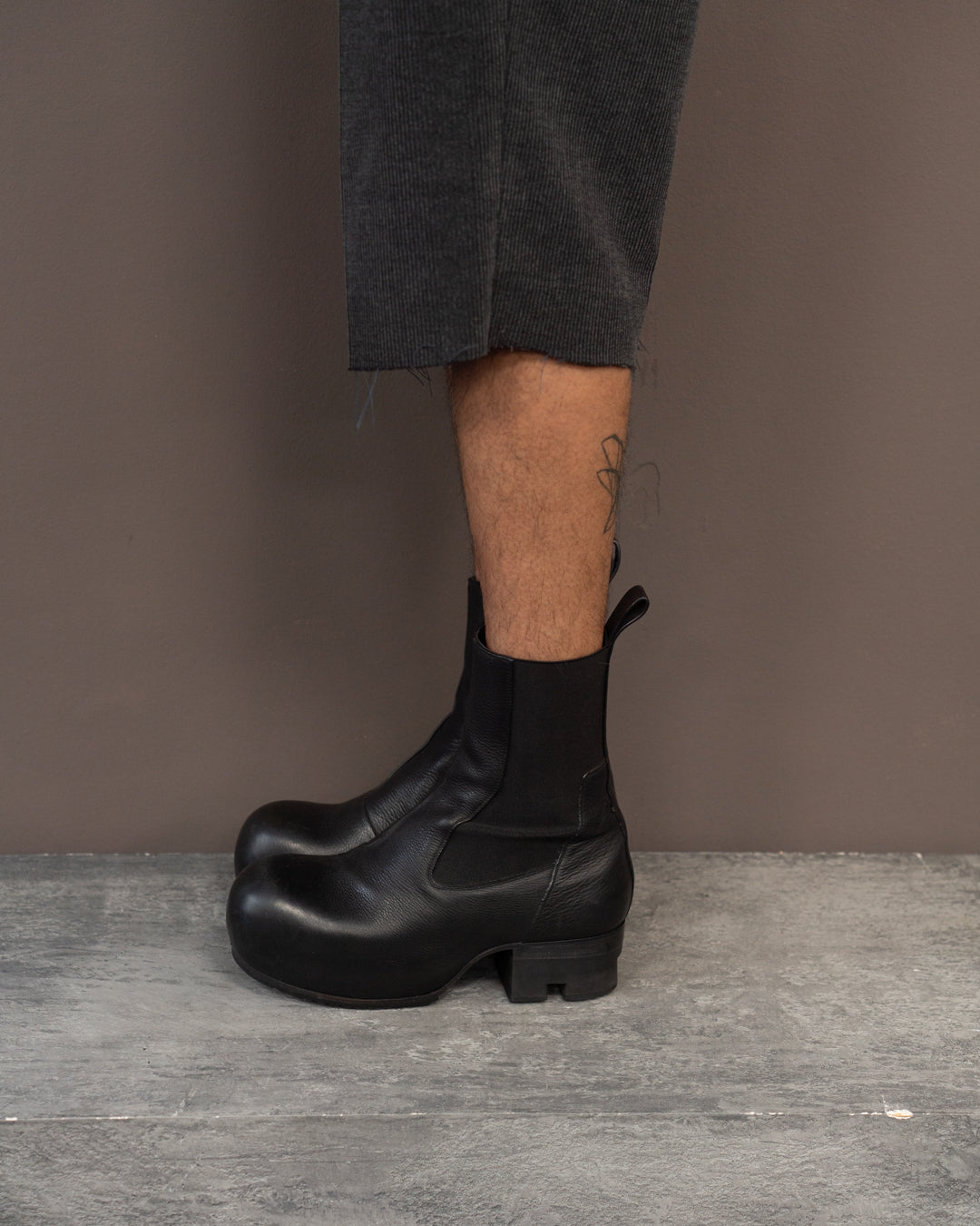 RICK OWENS BEATLE BALLAST BOOT (EU 40) | Default Title, Black