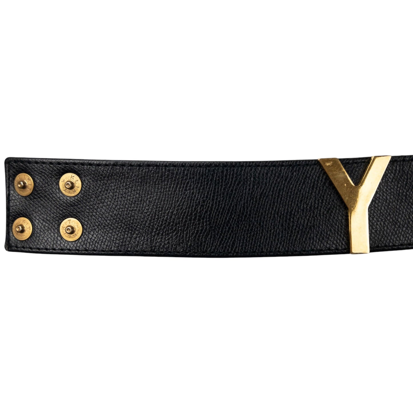 Vintage YSL Yves Saint Laurent Leather Belt Size W28