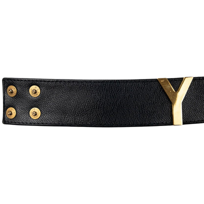 Vintage YSL Yves Saint Laurent Leather Belt Size W28