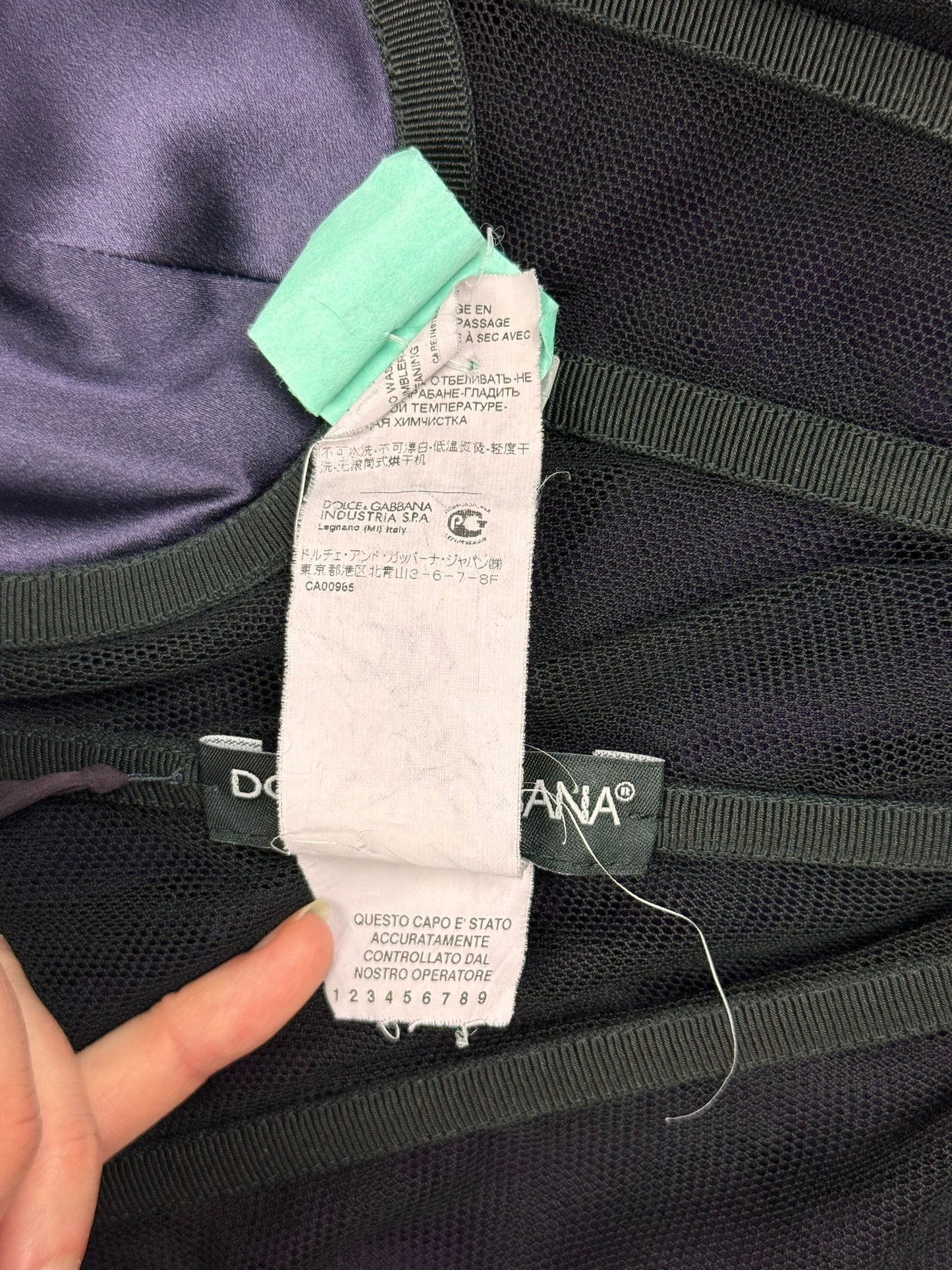 Dolce & Gabbana F/W 2009 corseted gown