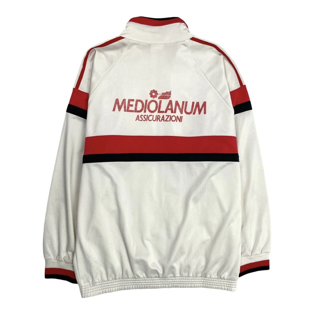 Vintage AC Milan 1990-1992 Adidas Track Jacket, Size Medium | O/S, Red