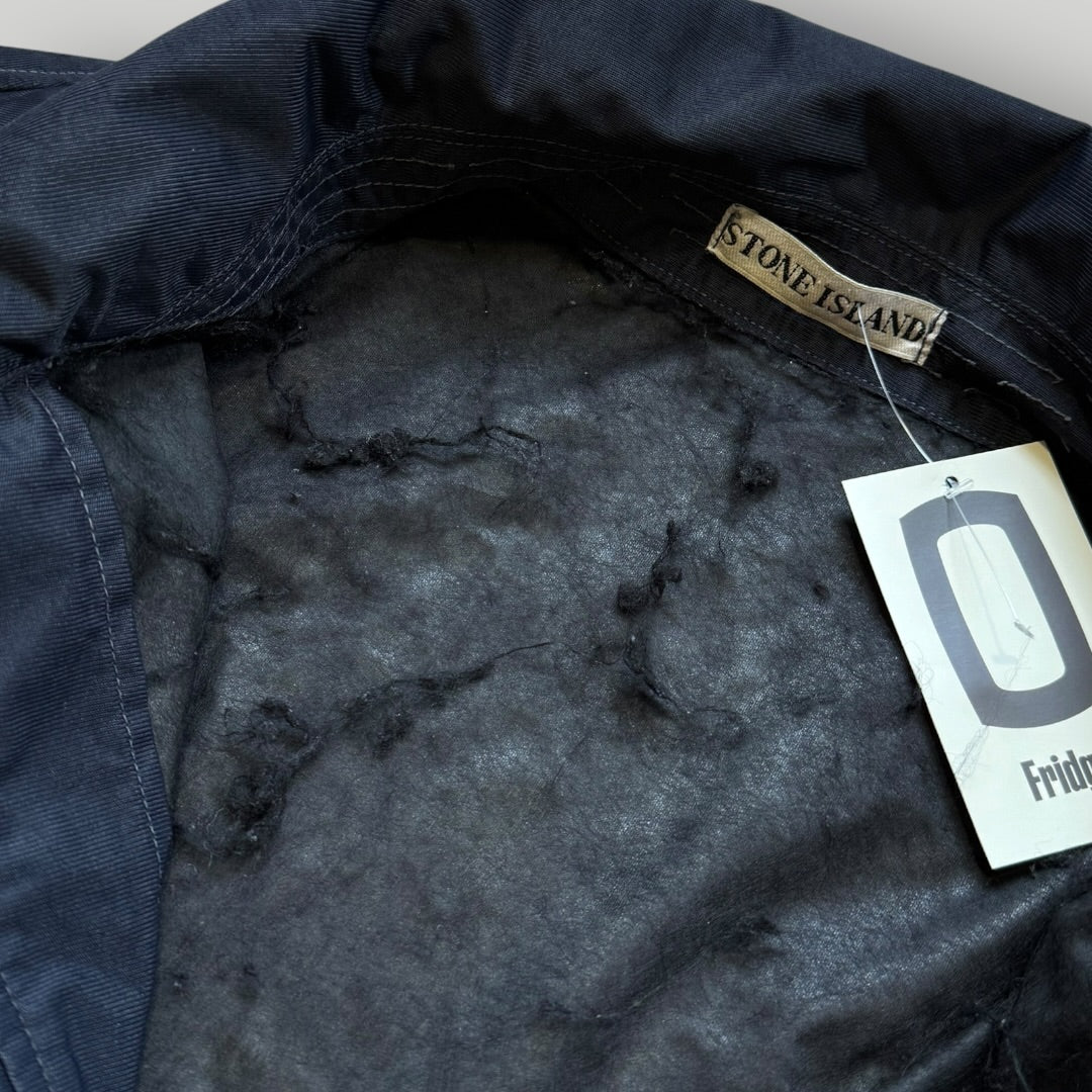 SS/03 Stone Island Coagulated Nylon Harrington Jacket XXL | O/S, Navy