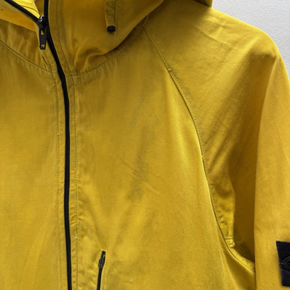 00’s Stone Island Raso Gommato Jacket (M) | Large, Yellow
