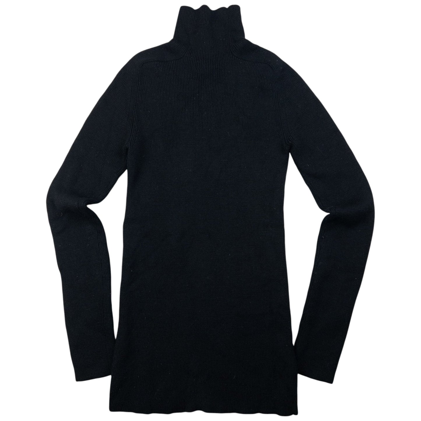 Vintage Yohji Yamamoto Knitted Wool Turtleneck Jumper Womens Size M