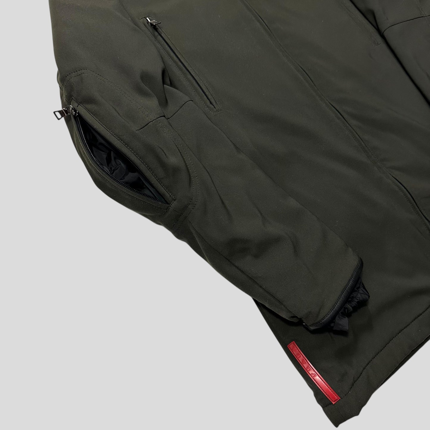 Prada Sport 1999 Balaclava Fleece Lined Moto Jacket - IT50 (L)