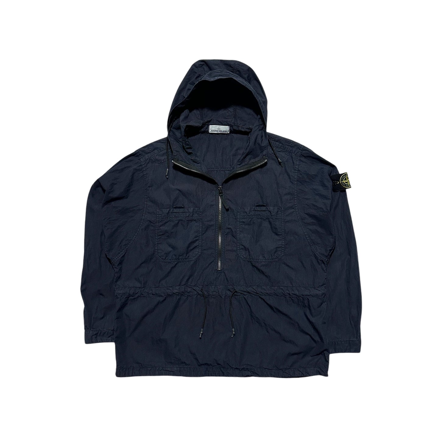 Stone Island Half Zip Up Double Pocket Smock