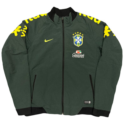 Nike Brazil 2015/16 Tracksuit In Green ( S )