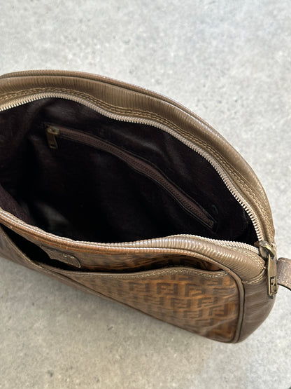 Fendi 1980s FF Monogram Crossbody Bag