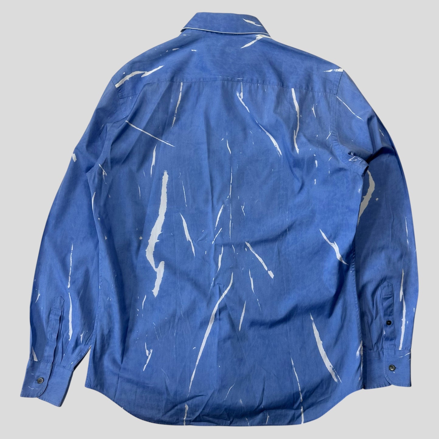 Prada Milano 00’s Sublimation Sky Blue Acid Print Shirt - L | Default Title, Multicoloured