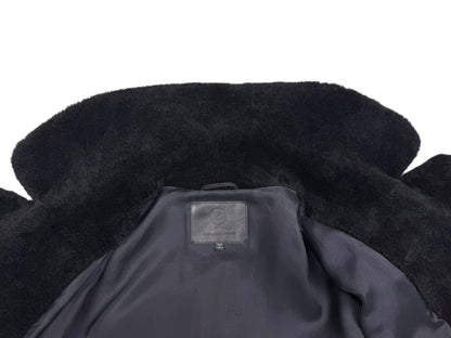 Alexander McQueen F/W 2012 Menswear shearling coat | Black, Black