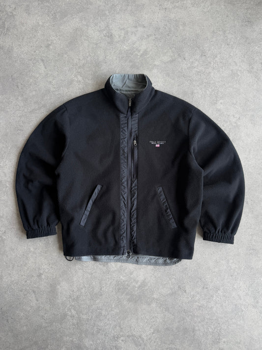 polo sport ralph lauren 1990s reversible technical fleece (xl)