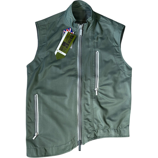 Maharishi 1999 Coolmax Utility Vest Jacket S | Small, Grey