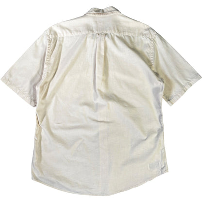 Armani Jeans 00’s Dual Pocket Linen Shirt L | Large, Cream