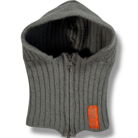 Calvin Klein Khakis Zipped Balaclava Hood | O/S, Khaki