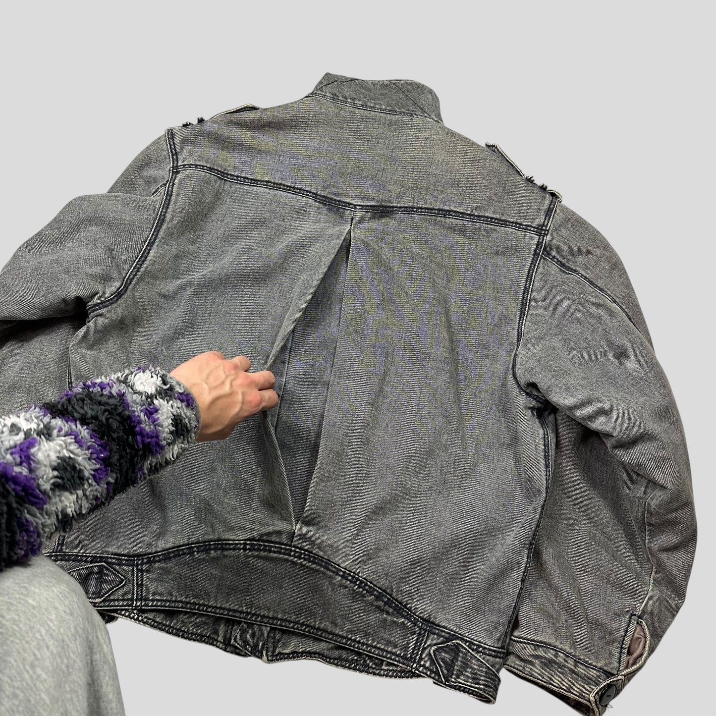 Armani Jeans 1991 Blanket Lined Heavy Cotton Work Jacket - L/XL | Default Title, Gold