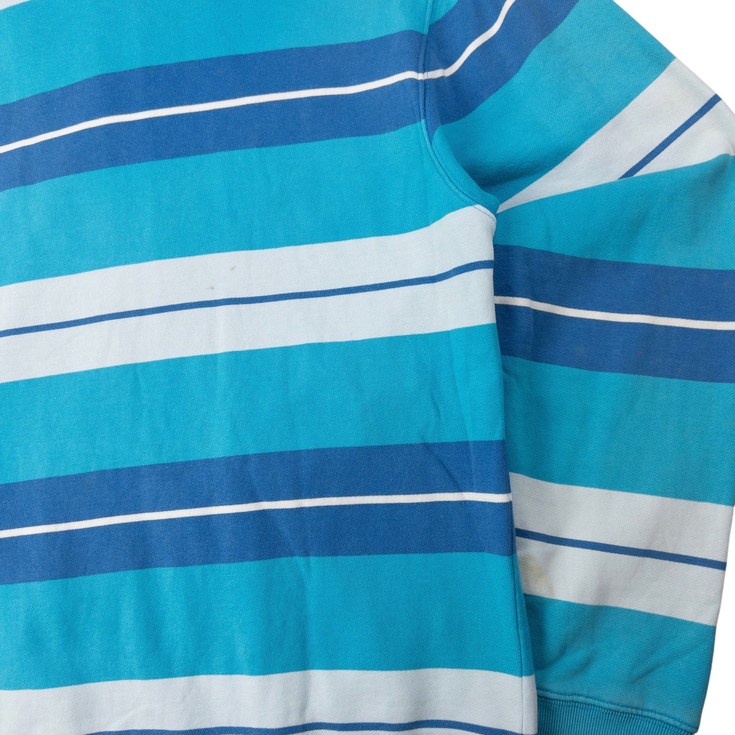 Vintage Stussy Striped Zip Up Hoodie Size M