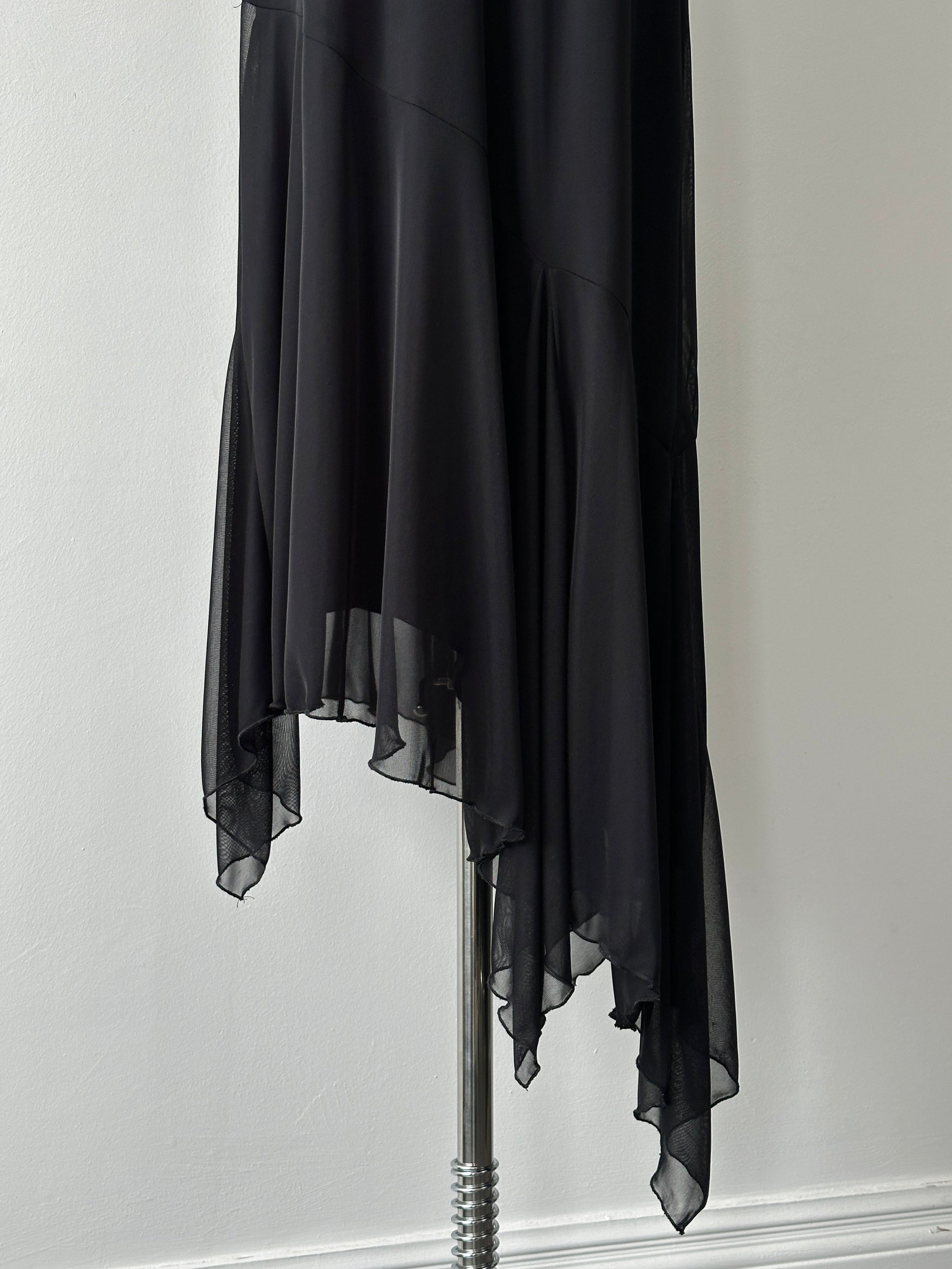 Vintage 1990s Asymmetric Maxi Dress - M-L
