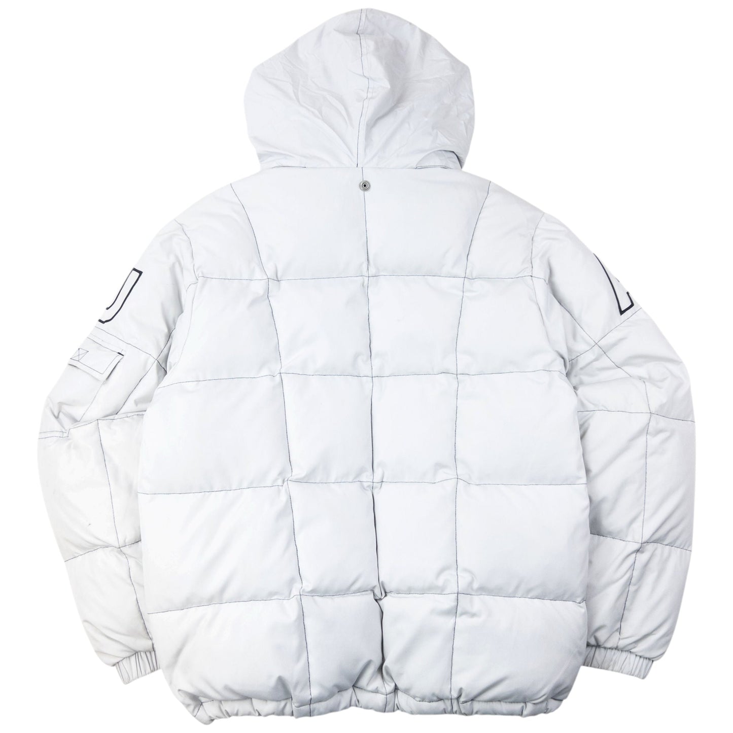 Vintage 2000s Armani Jeans Quilted Puffer Jacket Size M | Medium, Multicoloured